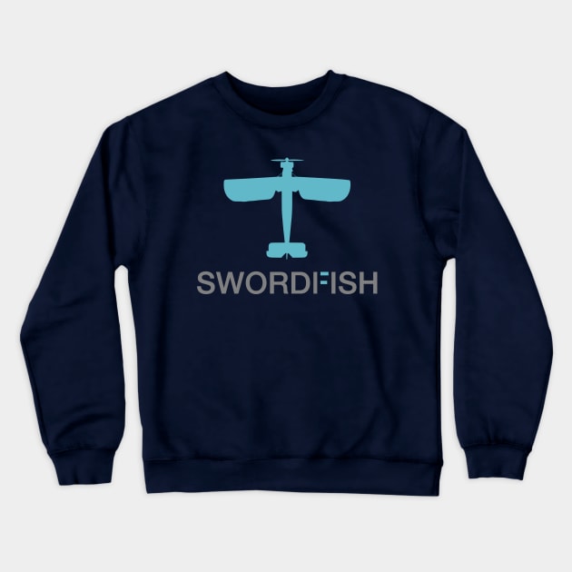 Fairey Swordfish Torpedo Bomber Crewneck Sweatshirt by TCP